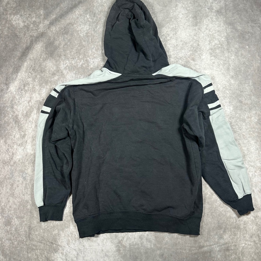 NFL Las Vegas Raiders Football Hoodie Mens Small Black Gray Pullover - Picture 2 of 6